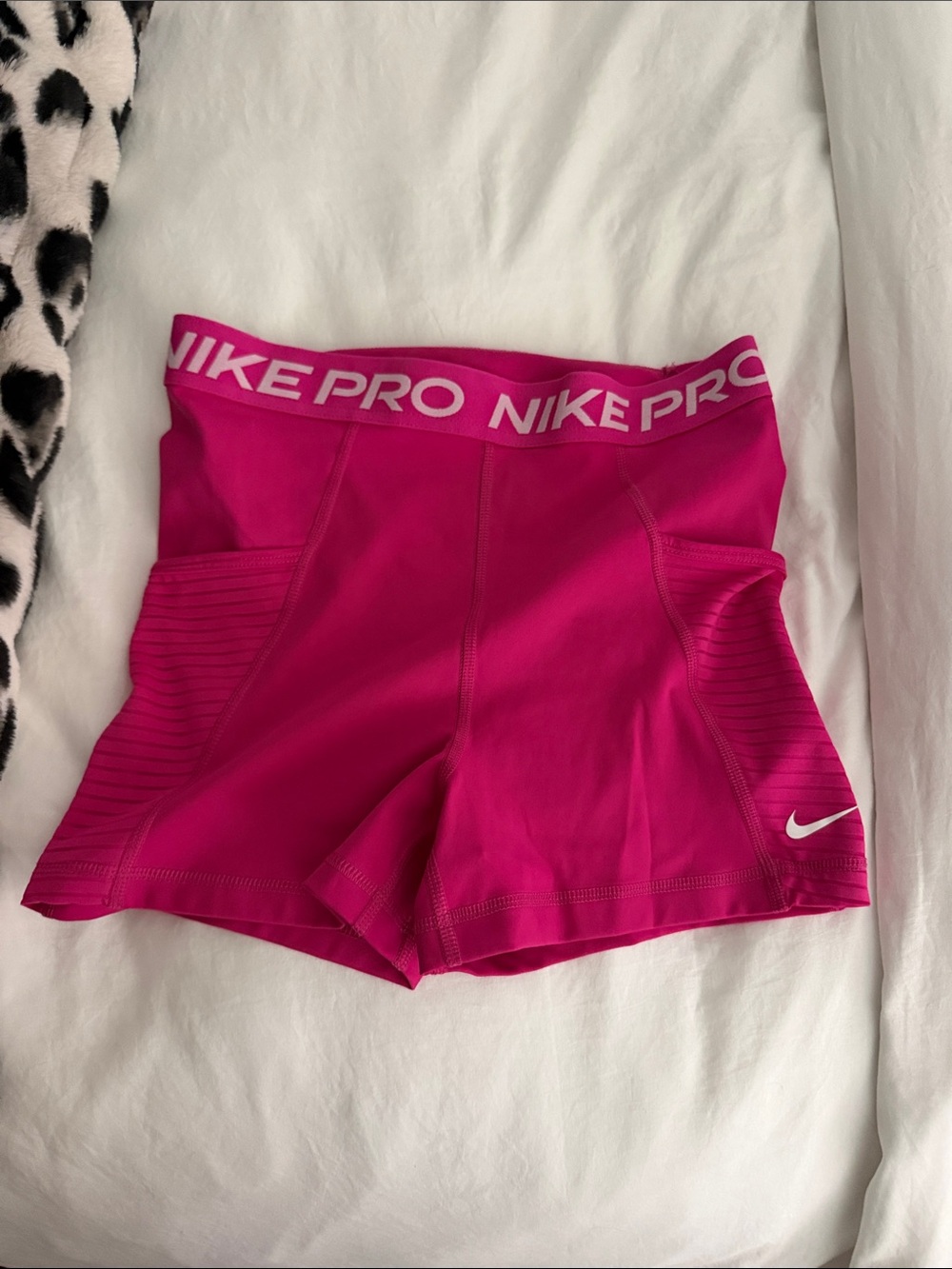 Nike Pro Hot Pink Women's Compression Bike Shorts